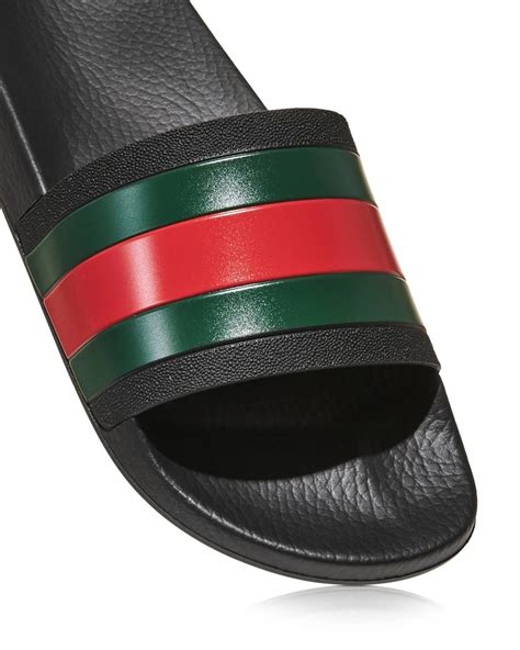 gucci 72 rubber slide|Gucci rubber pursuit g slides.